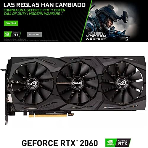 Image of ASUS ROG Strix GeForce RTX 2060 Overclocked 6G GDDR6 HDMI DP 1.4 (ROG Strix RTX 2060 O6G)