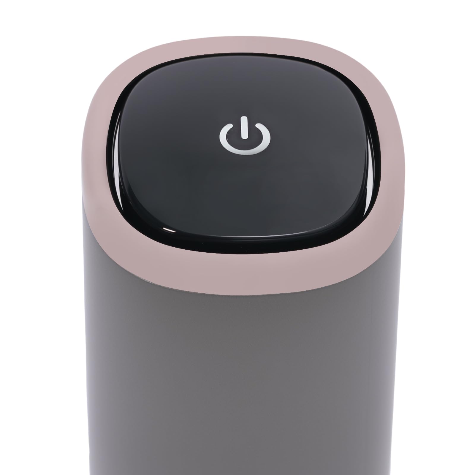 Purificador de aire USB, purificador de aire con aromaterapia, filtro de aire HEPA contra moho, polvo, olores de polen, con iones negativos y luz azul, 36 dB, para coche y hogar (gris)