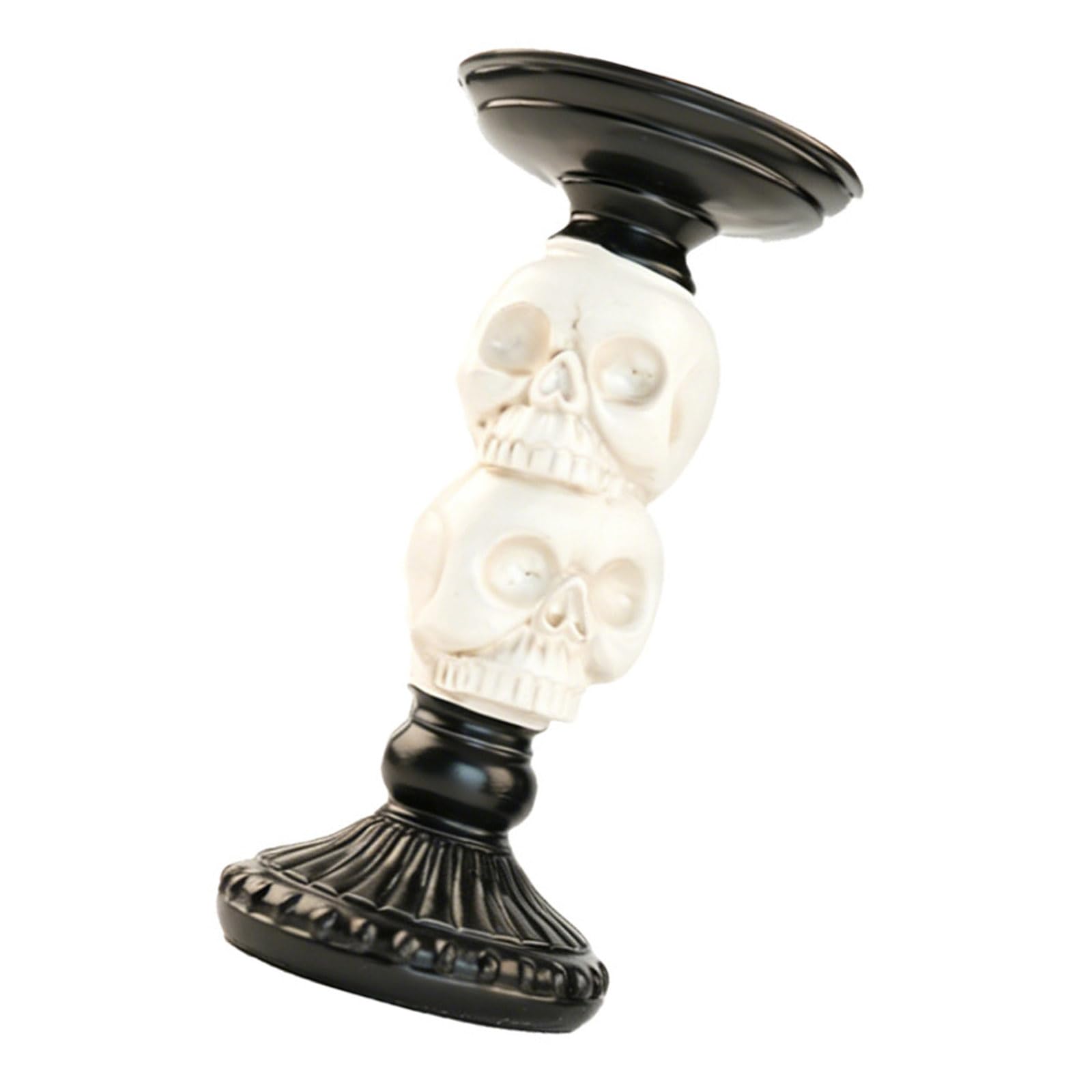 APGLSXY Pillar Holder Halloween Candleholder Resin Pedestal Tabletop Decor, Sculpted Stand for Mantel Display and Party Centerpiece Pillar Holders Resin Halloween Holder Tabletop Decor Mantel