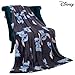 Disney Stitch Throw Blanket Soft Fleece Blanket Bedroom Accessories 59 x 51” (Blue Stitch)