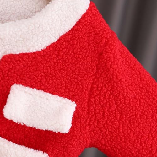 𝗦𝗵erpa Jacket for Girls Thick Fleece Open Front Button Long Sleeve Windproof Coat Warm Outerwear with Pocket4