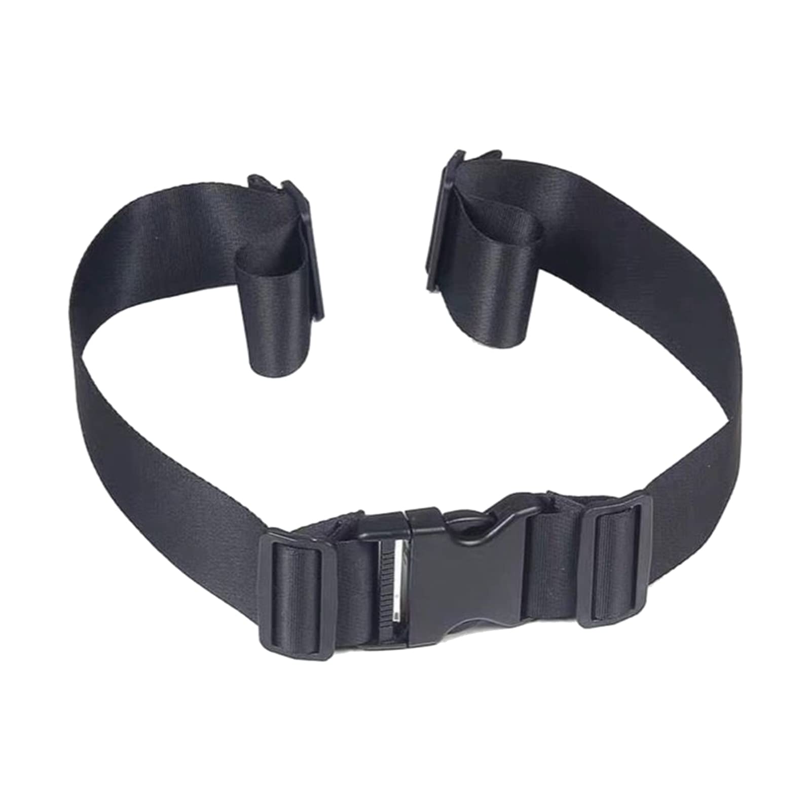 jojomis Los cinturones de seguridad duraderos para silla de ruedas se utilizan para cuidar de los pacientes, correas de arnés de cojín con hebilla de fácil liberación, ajustables