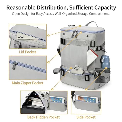 Sac à dos de skateboard, sac de voyage multi-usages, design tendance pour patinage, déplacement, camping, voyage