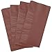 Amscan Big Party Pack 2‑Ply Guest Towels, Chocolate Brown Paper Napkins, 40 Pieces