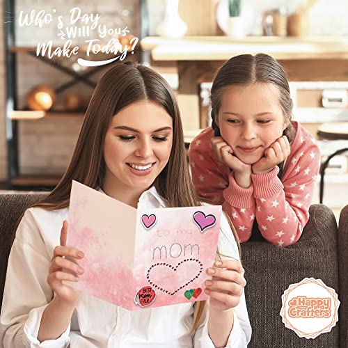 Card Making Kits For Adults And Kids- 24 Blank Greeting Cards And Envelopes With Supplies And Stamp Set- Giftable Diy Greeting Card Set- Happy Birthday Holiday Baby Shower Congratulations Thank You #TOP5