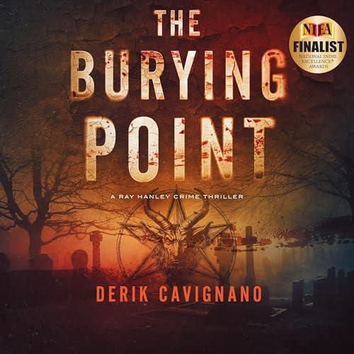 Diseño de la portada del título The Burying Point