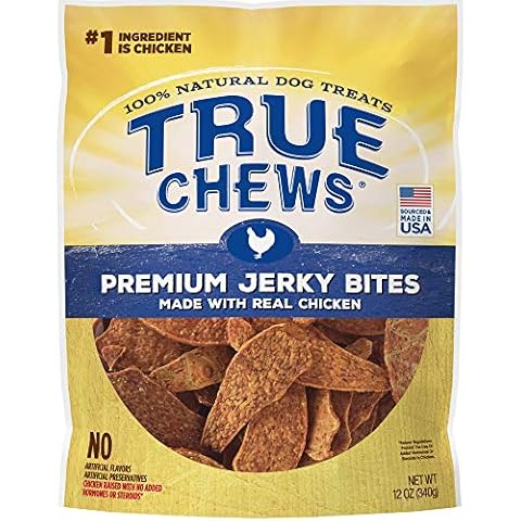 True Chews Premium Jerky Bites Made with Real Chicken 12oz (TC-08385) Cover