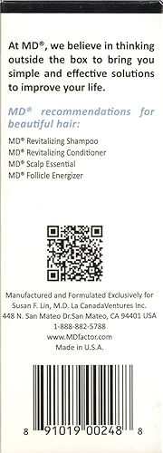 Miniatura 9 de MD Nutri Suplemento de apoyo para el crecimiento del cabello con biotina  30 cápsulas nutren desde dentro para un cabello de aspecto más saludable