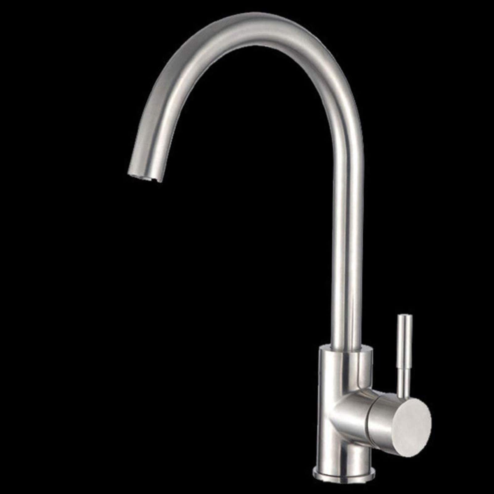 Robinet de cuisine design moderne en laiton chromé haute durabilité