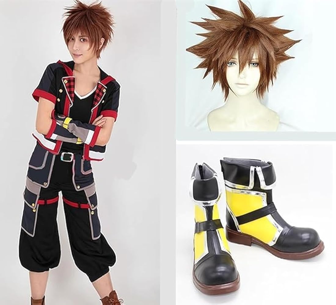 【キーブレード・ウイッグ・靴付】キングダムハーツ ソラ コスプレ ディズニー Amazon.co.jp: キングダムハーツ Sora ソラ コスプレ衣装