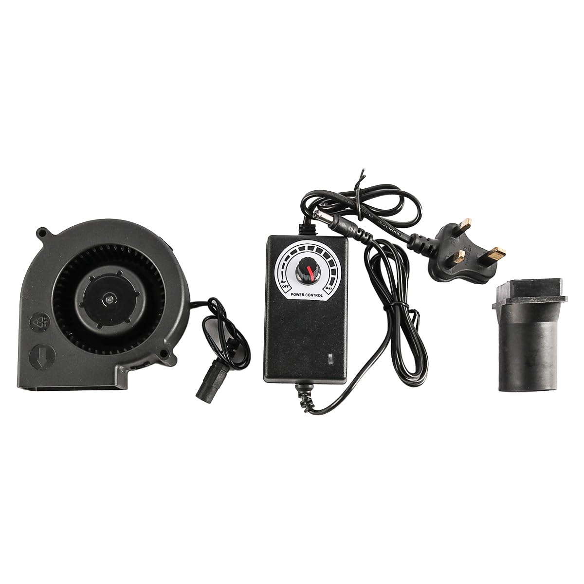 Muiltvoe Radial Fan 240v Adjustable Ac Radial Fan With Speed Controller Blower Fan 97mm Turbines Blower for Household Appliances