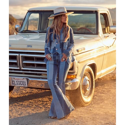 Wrangler Women's Lainey Wilson Patchwork Flare Jeans4