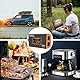 2000W Reiner Sinus-Wellenleistungsinverter, 12V DC bis 220V/230V AC-Konverter mit LCD-Display, USB-C-Anschluss und QC 3.0-Hafen für Camping-Notfallfahrzeuge Truck RV