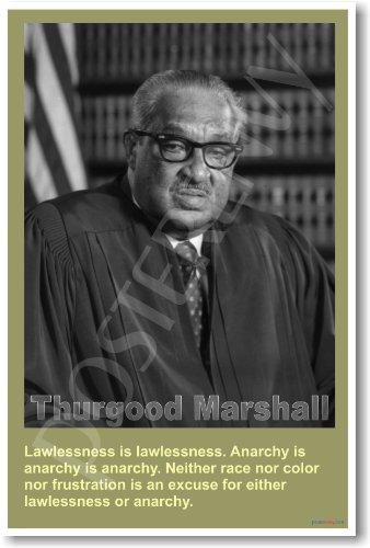 Affiche Thurgood Marshall pour classe poster justice Cour suprême