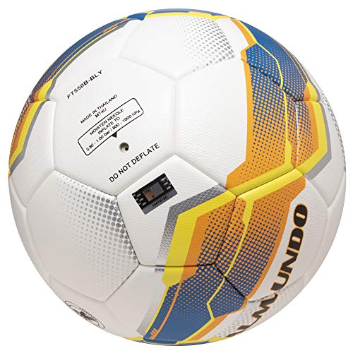 ミカサ(MIKASA) サッカーボール 5号球 日本サッカー協会 検定球 ALMUNDO(アルムンド) 一般・大学・高校生・中学生用 貼りボール ブルー/イエロー FT550B-BLY 推奨内圧0.8(kgf/㎠) 4枚目