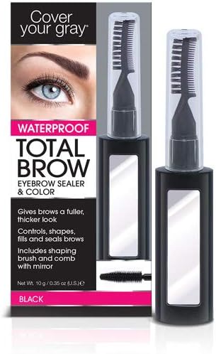 Total Brow Eyebrow Sealer and Color - Black