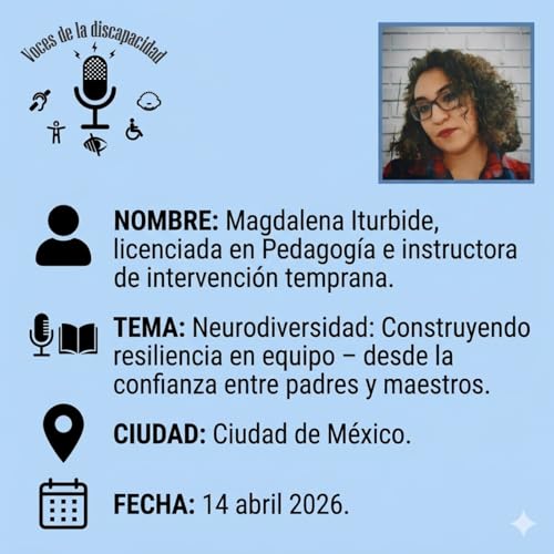 Voces de la Discapacidad Programa, Emisi&oacute;n n&uacute;mero 276, 14 de abril de 2026 por RTV M&eacute;xico &iexcl;Solo para tus o&iacute;dos!!!