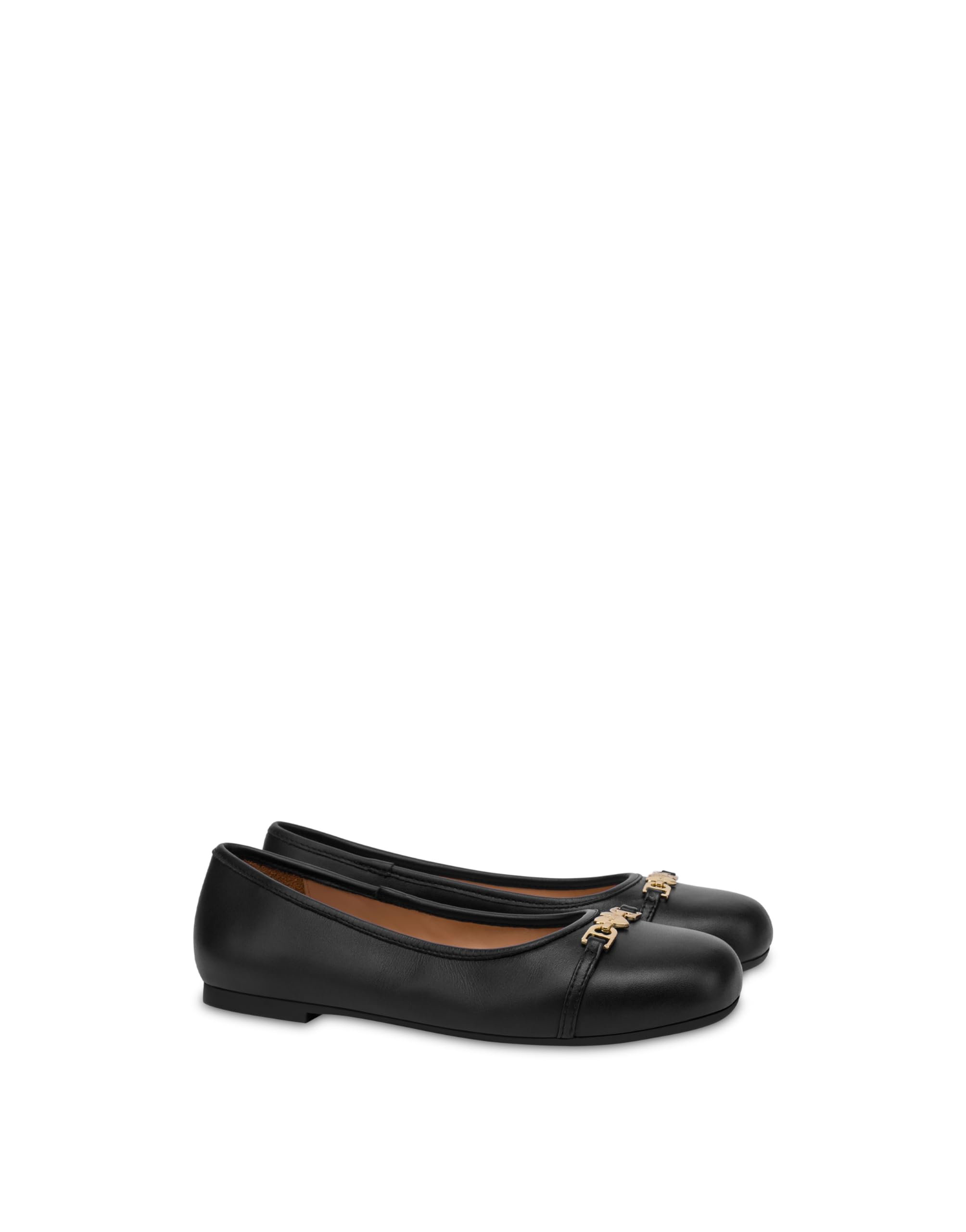 Love Moschino JA11081G1NIE0000, Women's Ballet Flats, Black, 39 EU, Black, 7 UK