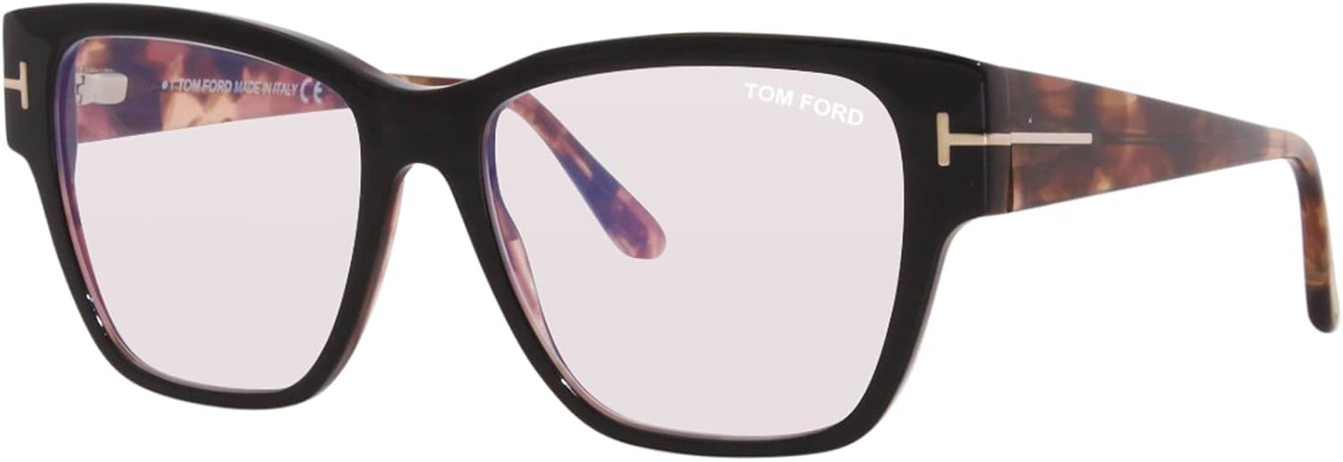 Eyeglasses Tom Ford FT 5745 -B 005 Bilayer Black And Antique Pink Havana,"t" Lo