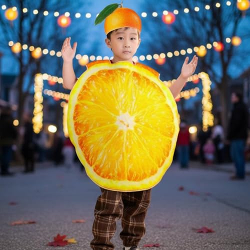 Disfraz de naranja Qianly para niño cómodo y divertido miniatura 4