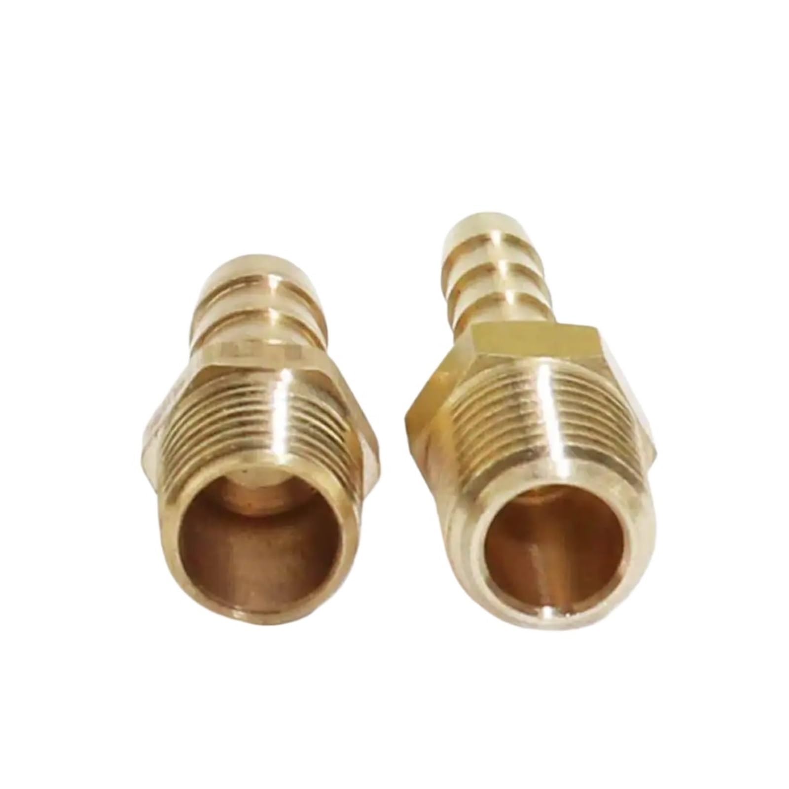 Acoplamiento de conexión de púas de latón de 3/16" de diámetro Interior de Manguera x 1/8" NPT Macho(Pack of 500)
