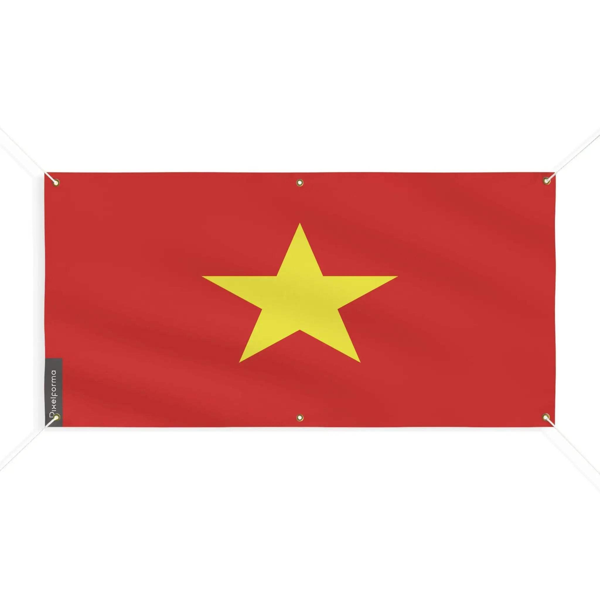 Drapeau du Viêt Nam 110x220cm idéal pour décorer vos événements