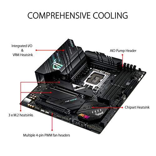 Asus Rog Strix Z690-G Gaming Wifi 6E Lga 1700(Intel 12Th Gen) Micro Atx Gaming Motherboard(Pcie 5.0,Ddr5,14+1 Power Stages,2.5 Gb Lan,Thunderbolt 4,3Xm.2,Front Panel Usb 3.2 Gen 2X2 Type-C Connector) #TOP3