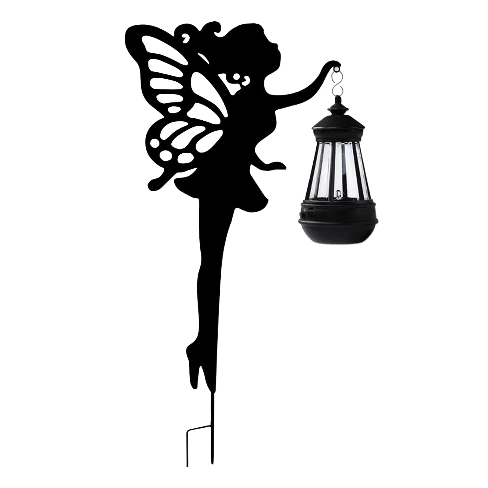 Pali da Giardino Decorativi | Figurina Solare Da Esterno Con,Decorazione da Giardino,Per Cortile Patio Portico Prato Paesaggistica Natale E Feste