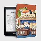 1❤---Material der Kindle-Abdeckung: Die Abdeckung besteht aus weichem Silikon, das den Kindle vollständig vor Kratzern, Schmutz oder Abnutzung schützen kann. 3D-Seidenstruktur, umweltfreundliches Material, wasserdicht und kratzfest, Das Muster ist klar und lebensecht, Anti-Fall, Silikon-Softshell, einfach