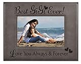 GIFT FOR GiGi - Engraved Leatherette Picture Frame - Best GiGi Ever - Love You Always & Forever - Mother’s Day Gift GIGI Birthday Gift GiGi Christmas Gift Grandma from Grandchildren (4x6, Gray)