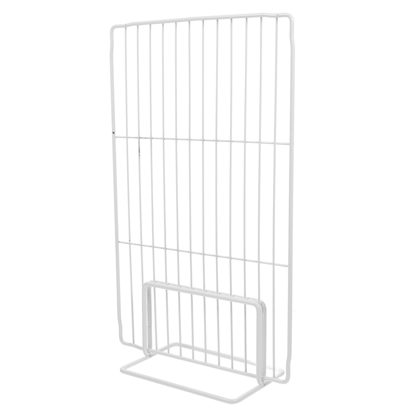 Estante de malla resistente de hierro blanco para refrigeración profesional 8