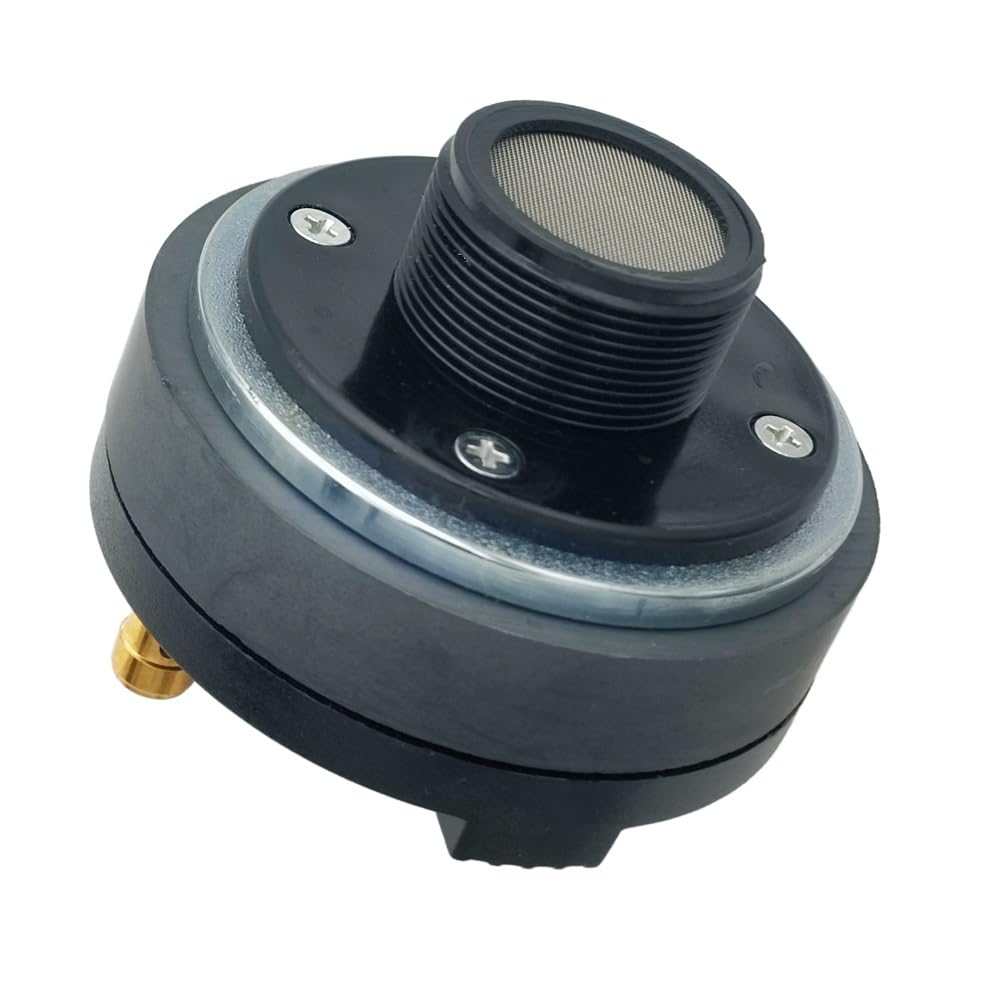 Seven Soundvector SVT-2501 Driver de Compresión Tweeter Motor de Agudos Diafragma de Titanio 25mm Rosca 34mm Sensibilidad 102dB Potencia Nominal 30W AES 120W Peak para Altavoz Profesional de 8" y 10"