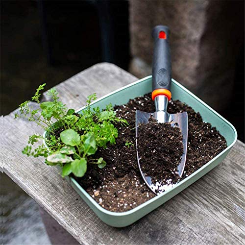 image for XmnDaue Garden Hand Trowel,Aluminum Alloy Steel Heavy Duty Polished Ru