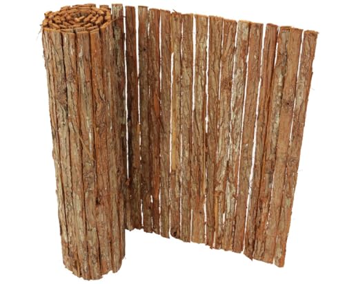 Rindenmatte Country mit doppelten Rindenstreifen von bambus-discount.com...