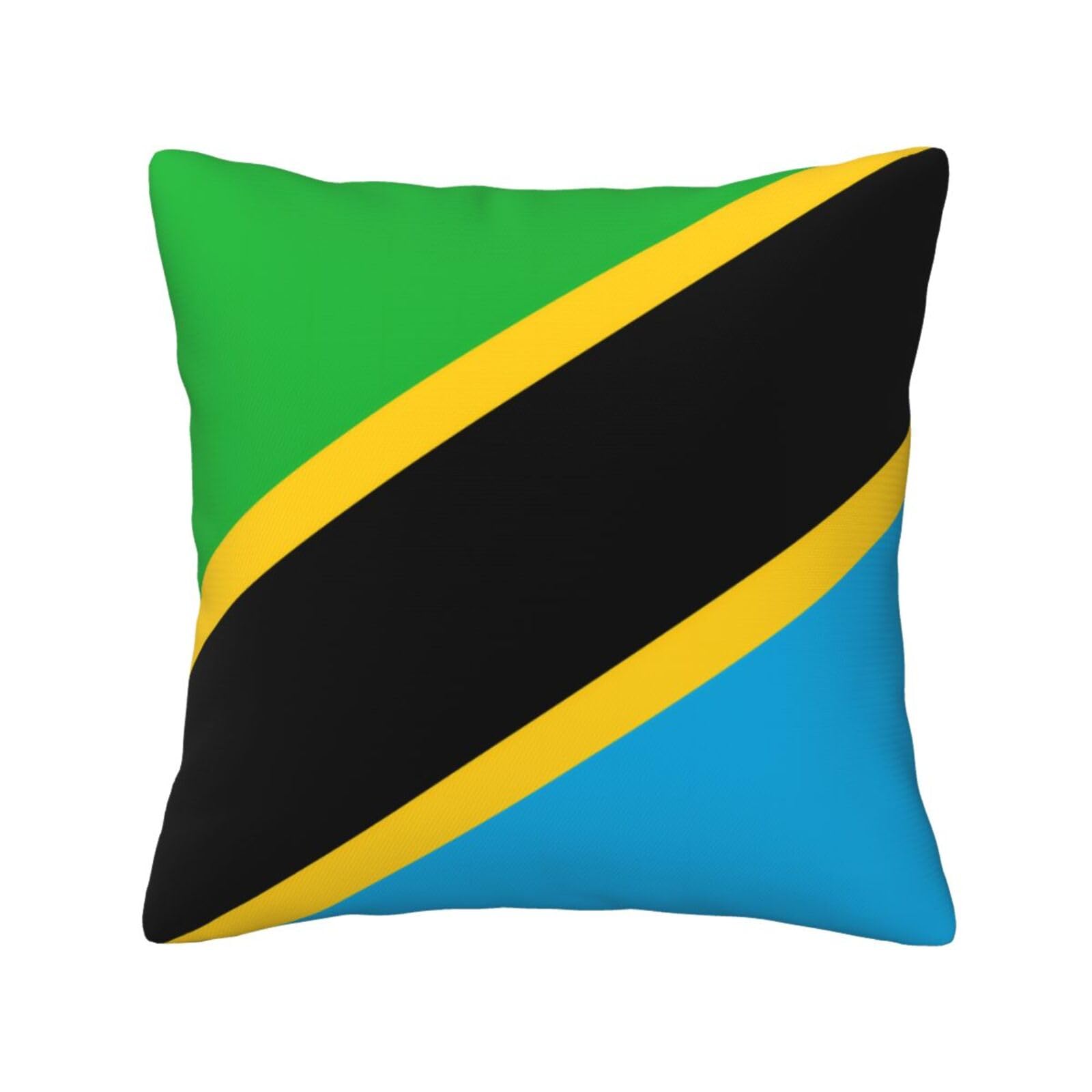 SXZVVBN Tanzania FlagDecorative Square Sofa Cushion Covers