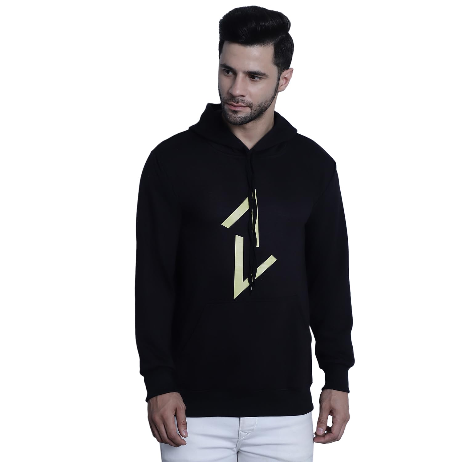 Mack JonneyPrinted Hooded Cotton Fleece Hoodie for Men-MACK32358