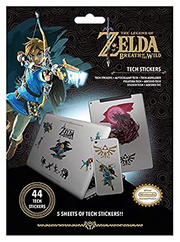 The Legend Of Zelda: Breath Of The Wild- Kit de 44 Autocollants, TS7406, Multicolore