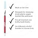Soft Grip Hobby Knife, Excel Blades K18 with Safety Cap, American Made Light Duty Craft Knife (One Assorted Color)