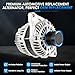 HAYIAUTO 11231 Car Alternators Fit for Chrysler 200, Cirrus, Sebring, for Dodge Avenger, Caliber, for Jeep Compass, Patriot L4 2.0L 2.4L Automotive Replacement Alternators 11231N, 4801323AB, 4801323AC