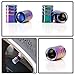 iJDMTOY 4pc Tuner Racing Style Neo Chrome Aluminum Tire Valve Caps (Cylinder Shape)