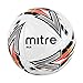 Mitre Unisex Soccer Ball Professional Delta, One - White/Black/Blood Orange, 4