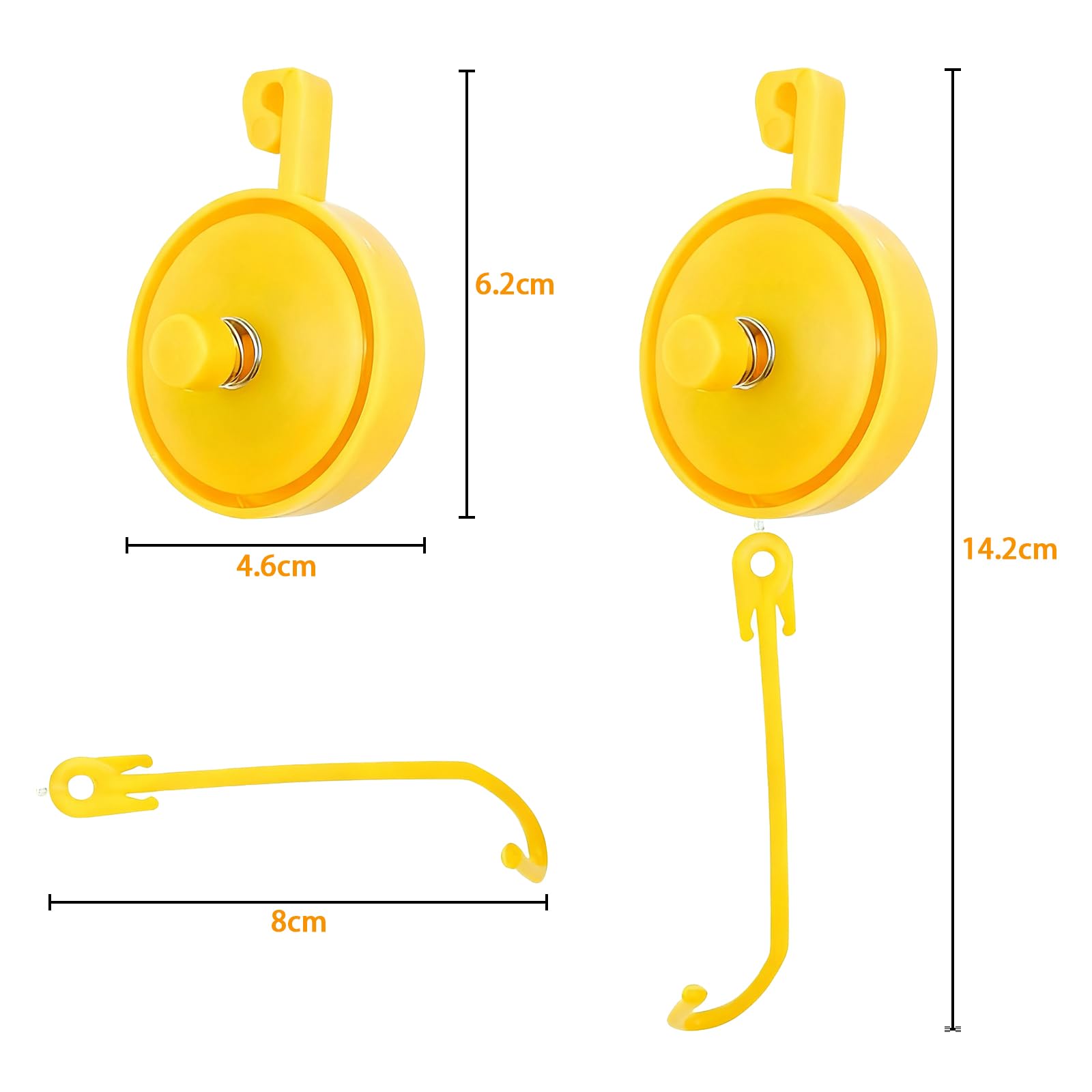 BRGD 30 Stück Plant Yoyo Grow Hanger with Stopper, Verstellbare Indoor Plant Support Yoyo für Monstera, Hortensien, Tomaten, Optimales Wachstum