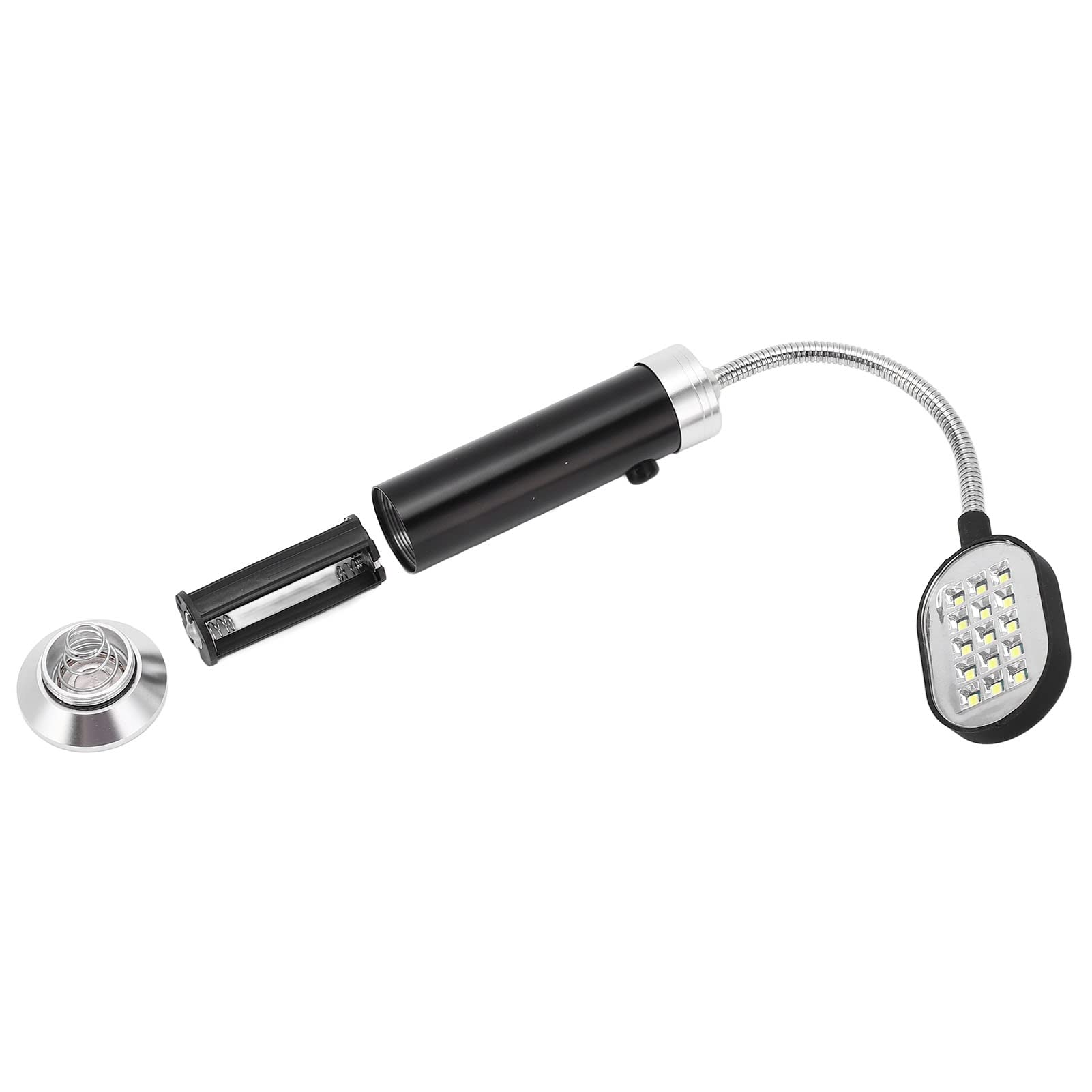 Magnetic Lamp 360° Gooseneck Ultra Bright LED Work Light Bike Reading Camping BBQ (Black)