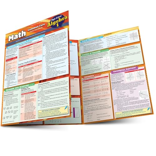 Math 1 - Common Core 9th Grade: Integrated (Quickstudy)