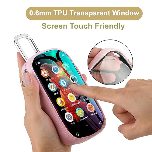image for TXEsign MP3 MP4 Player Carry Case Bag with Clear Window Travel Carryin