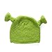 QOOEQPQY Halloween Cosplay Two Sensor Antennae Beanies Knitted Hat for Both Men and Women (Green A)