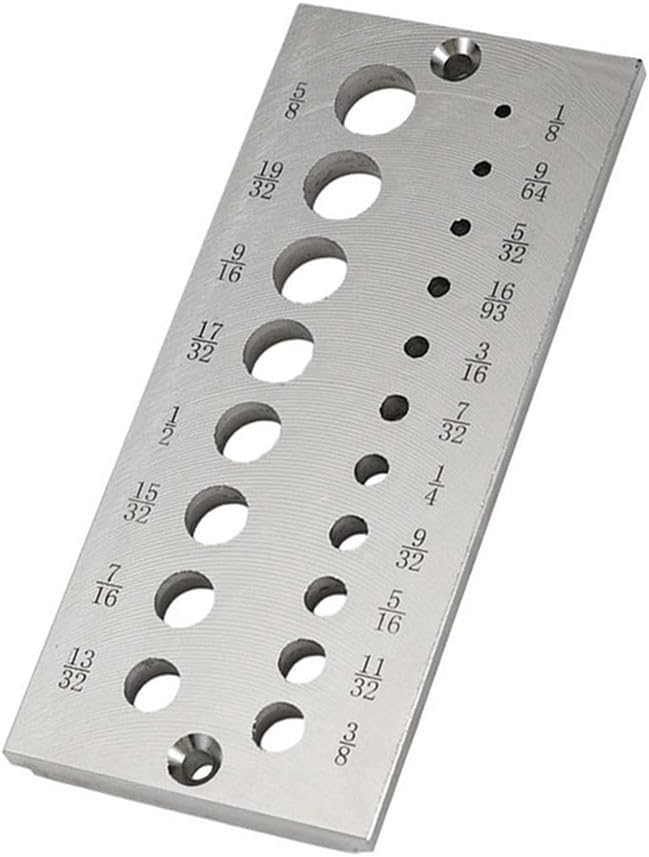 Metal Doweling Plate Tool for Accurate and Consistent Drilling Compatible with Metric and For imperial Systems (B)