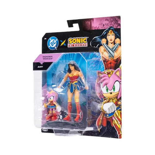 DC X Sonic the Hedgehog Amy as Wonder Woman & Wonder Woman 2.5/5-inch Figures Multipack - image 6