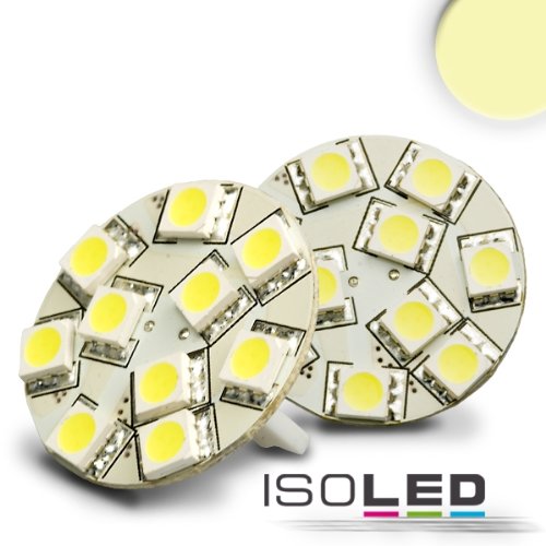 Preisvergleich Produktbild LED T10 Leuchtmittel, 10-30V / DC, 10SMD, 2 Watt, warmweiss, Socke