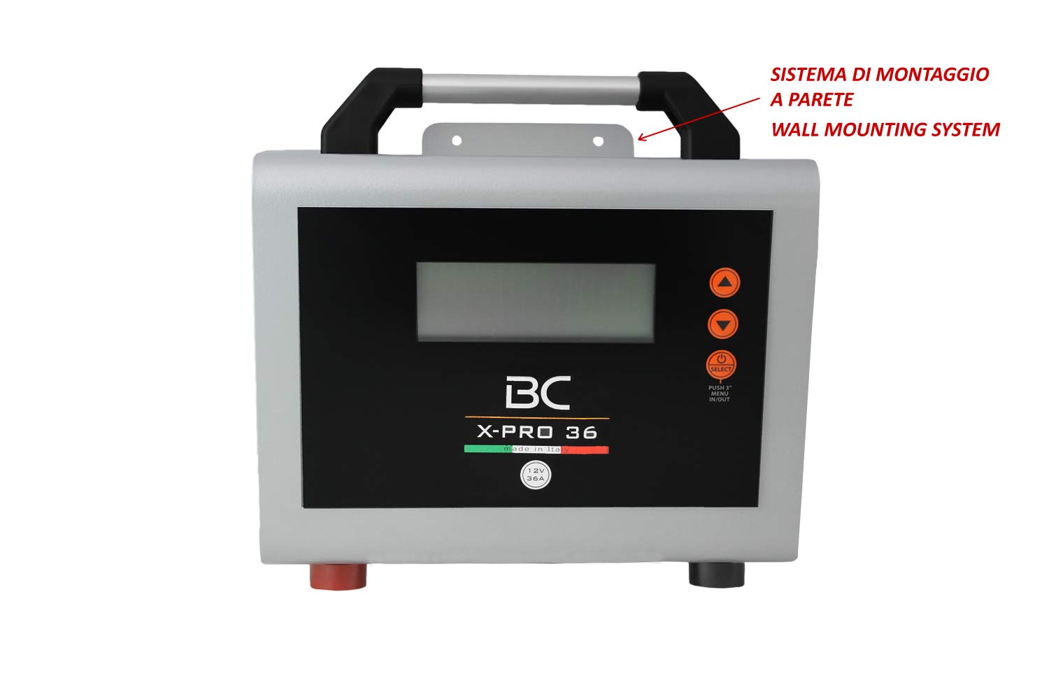 Caricabatteria da Officina 36 Ampere 12V e Stabilizzatore di Tensione con spegnimento Automatico - BC X-PRO 36
